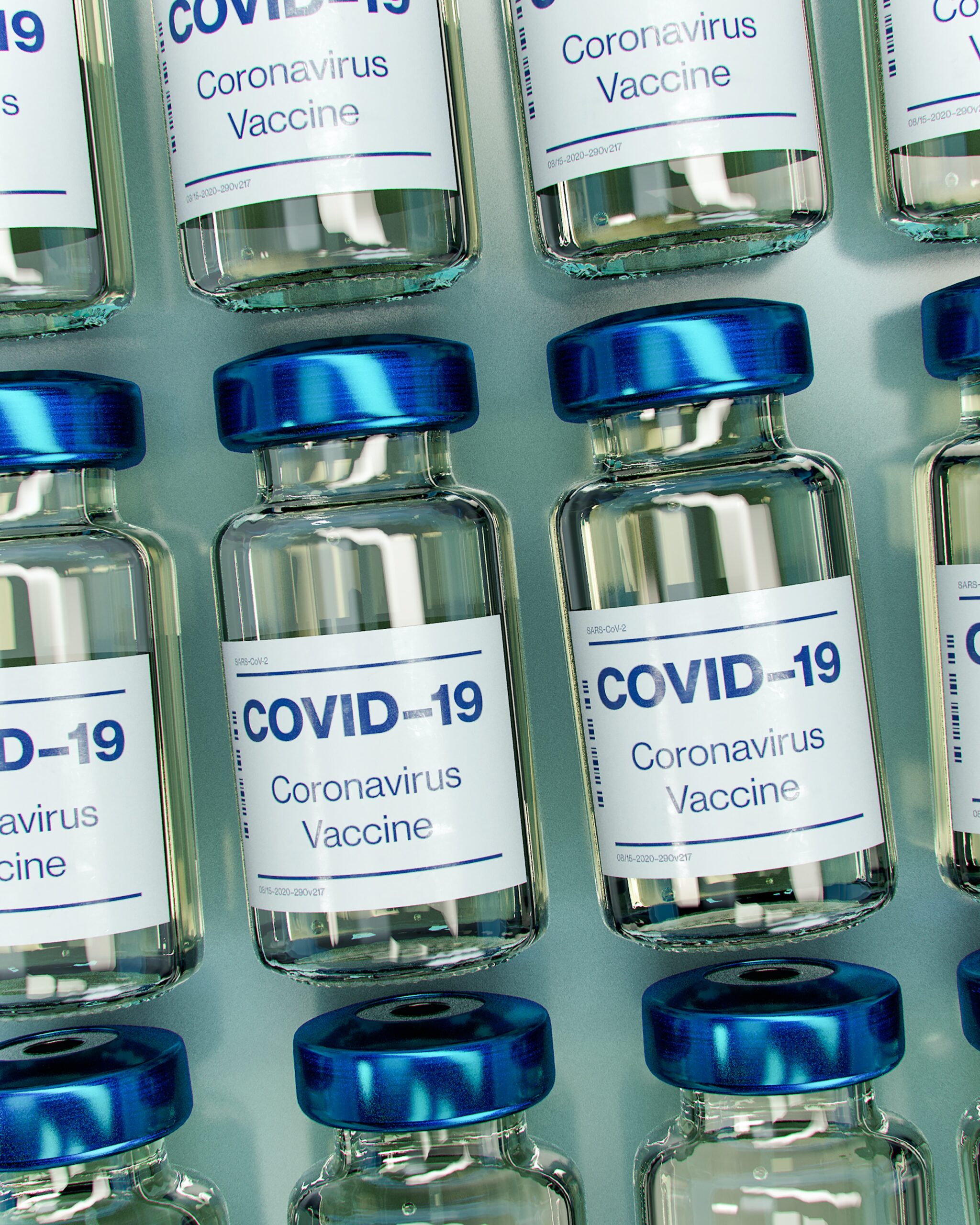 Covid-19 vaksine glass